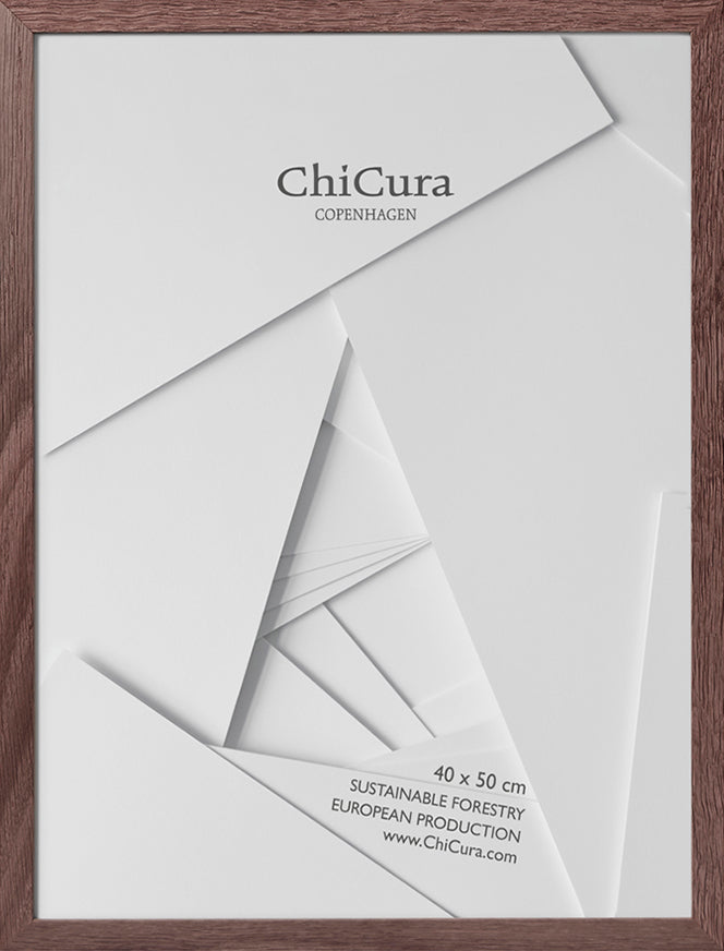 ChiCura Living, Art & Frames Træramme - 40x50cm - Brun Egetræ - Anti-reflektiv Akrylglas Frames / Wood Brown