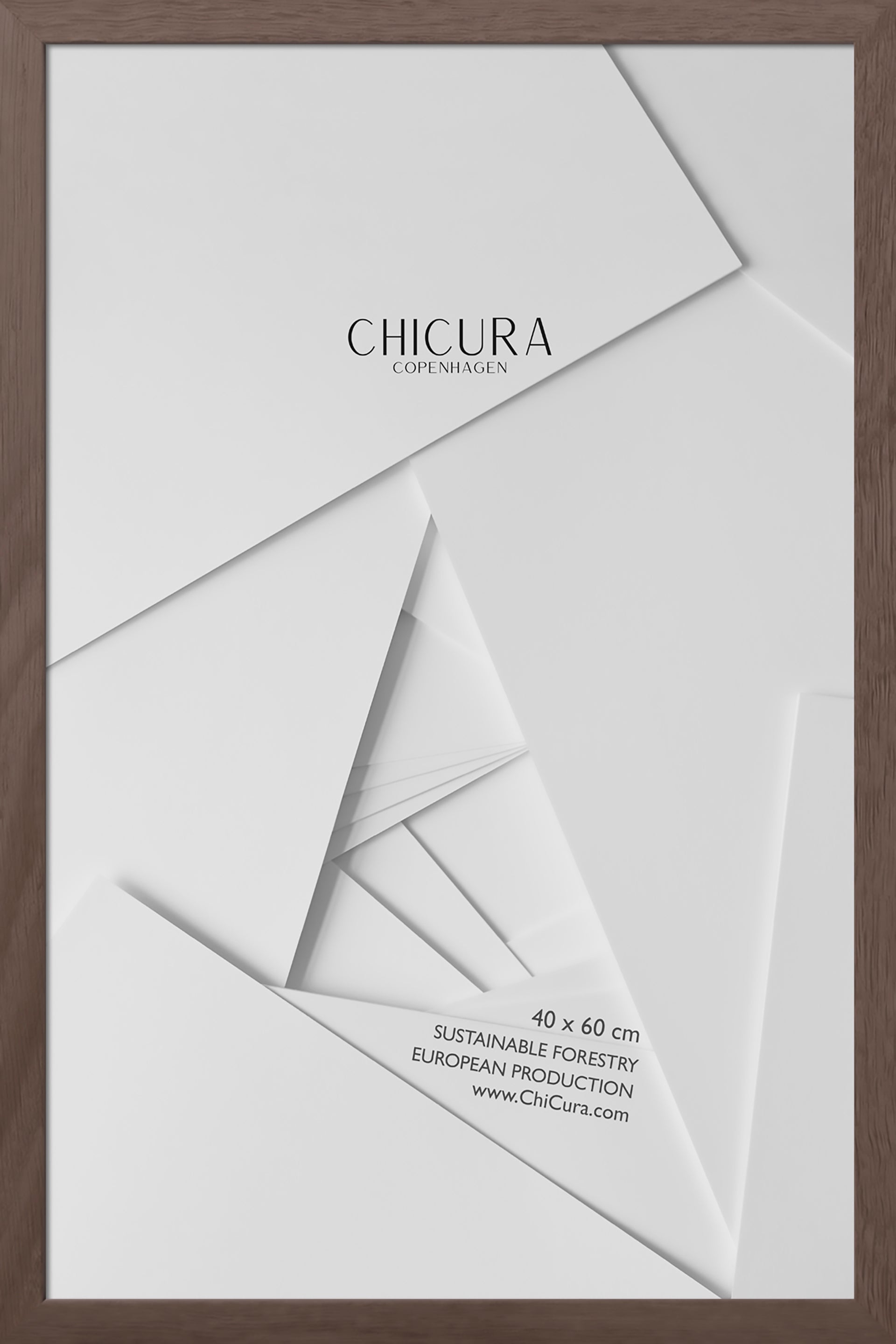 ChiCura Living, Art & Frames Træramme - 40x60cm - Brun Egetræ - Akrylglas Frames / Wood Brown