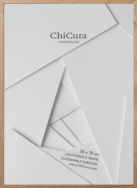 ChiCura Living, Art & Frames Træramme - 50x70cm - Egetræ - Glas Frames / Wood Oak