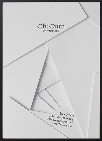 Wooden frame - 50x70cm - Black - Anti-reflective acrylic glass – ChiCura  Copenhagen DK