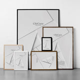 ChiCura Aps Træramme - 70x100cm - Sort - Anti-reflektiv Akrylglas Frames / Wood Black