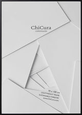 ChiCura Aps Træramme - 70x100cm - Sort - Anti-reflektiv Akrylglas Frames / Wood Black