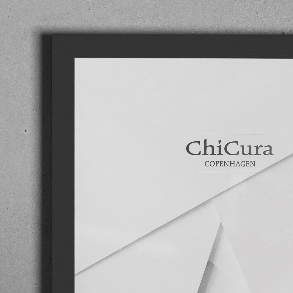 ChiCura Living, Art & Frames Træramme - A0 - Sort - Anti-Reflektiv Akrylglas Frames / Wood Black