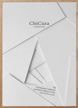 ChiCura Aps Træramme - A2 - Egetræ - Anti-reflektiv Akrylglas Frames / Wood Oak