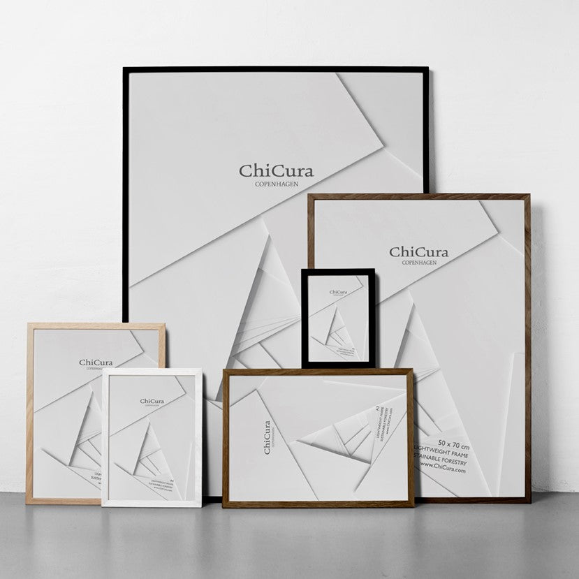 ChiCura Living, Art & Frames Træramme - A2 - Sort - Anti-reflektiv Akrylglas Frames / Wood Black