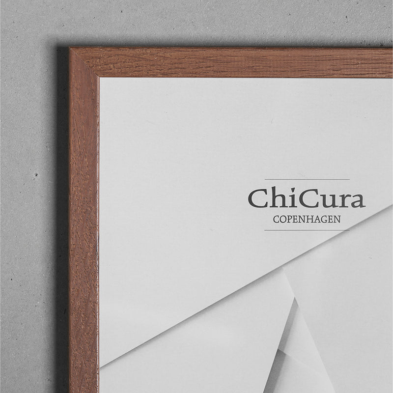 ChiCura Living, Art & Frames Træramme - A3 - Brun Egetræ - Akrylglas Frames / Wood Brown
