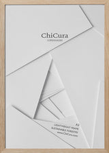 ChiCura Aps Træramme - A3 - Egetræ - Anti-reflektiv Akrylglas Frames / Wood Oak
