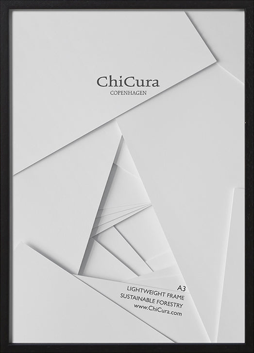 ChiCura Living, Art & Frames Træramme - A3 - Sort - Akrylglas Frames / Wood Black