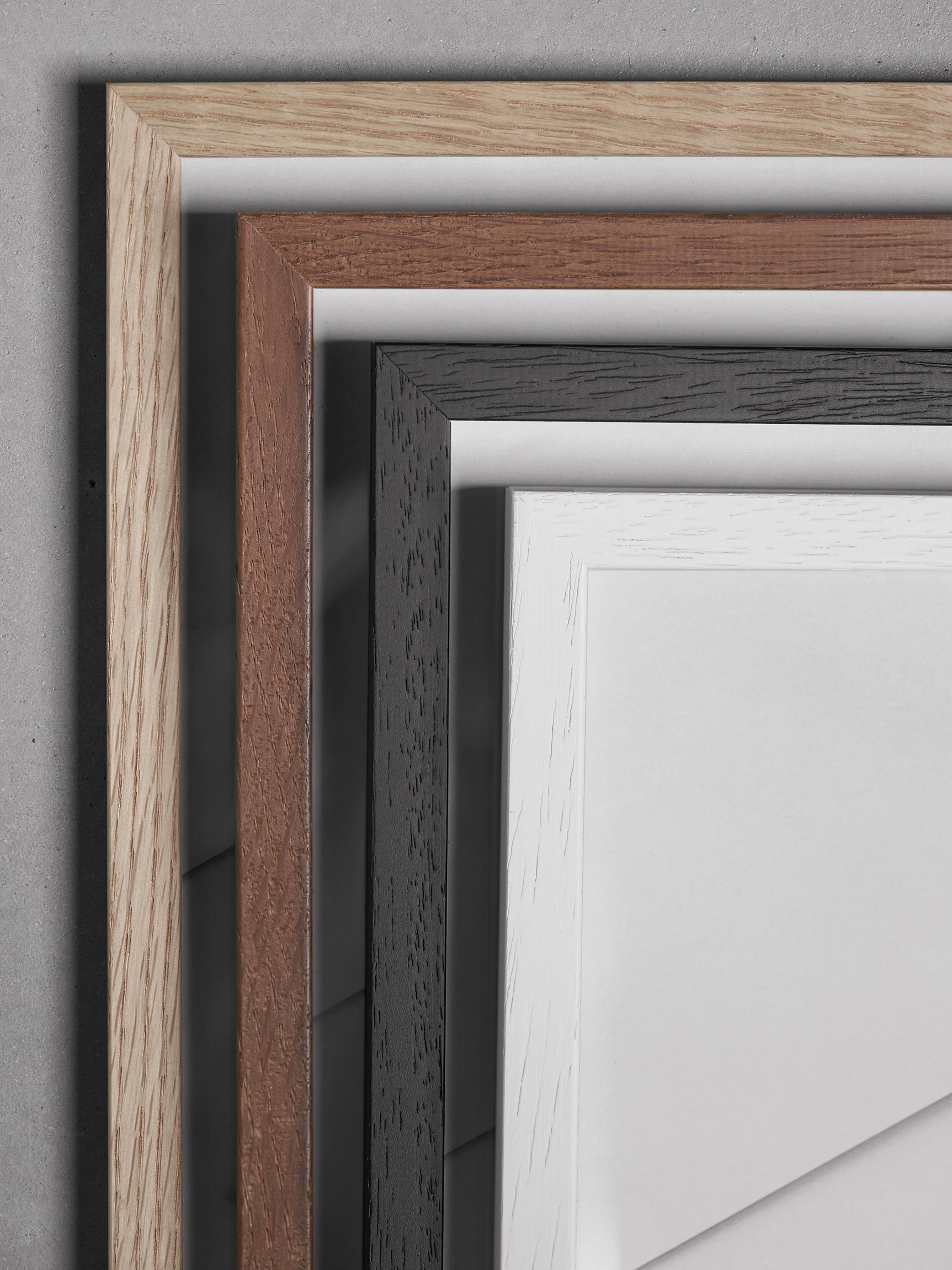 ChiCura Living, Art & Frames Træramme - A4 - Sort - Akrylglas Frames / Wood Black