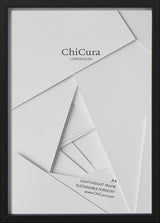 ChiCura Aps Træramme - A4 - Sort - Anti-reflektiv Akrylglas Frames / Wood Black