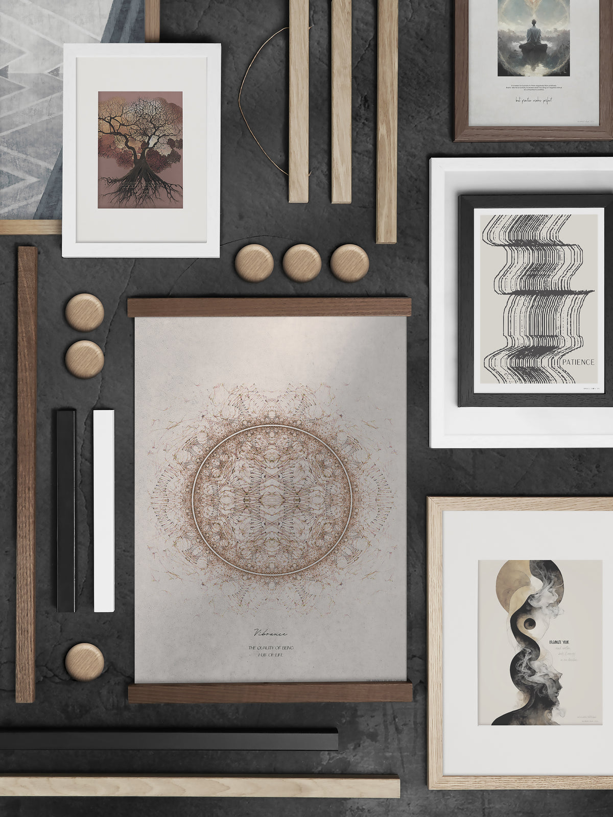 ChiCura Living, Art & Frames Træramme - A5 - Soft Taupe - Akrylglas Frames / Wood Solid