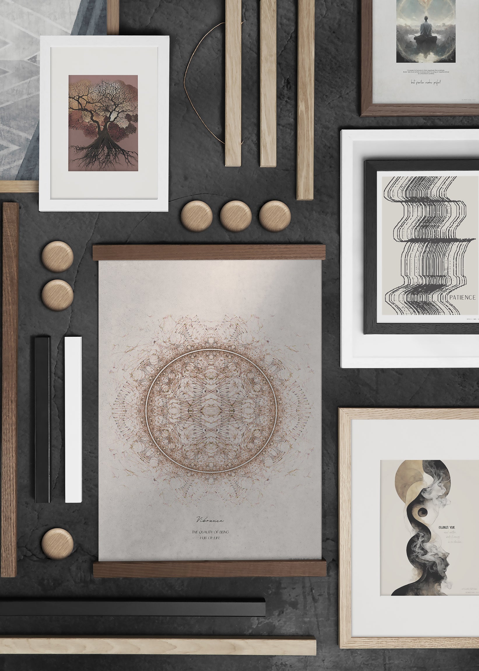 ChiCura Living, Art & Frames Træramme E - 30x40cm - Egetræ - Glas Frames / Wood E-Series Oak