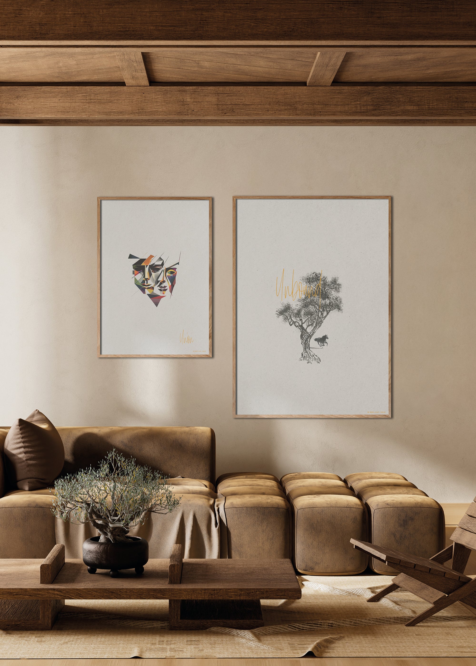 ChiCura Posters Unbound Posters / The Mindful Heart 1. English Poster Quotes