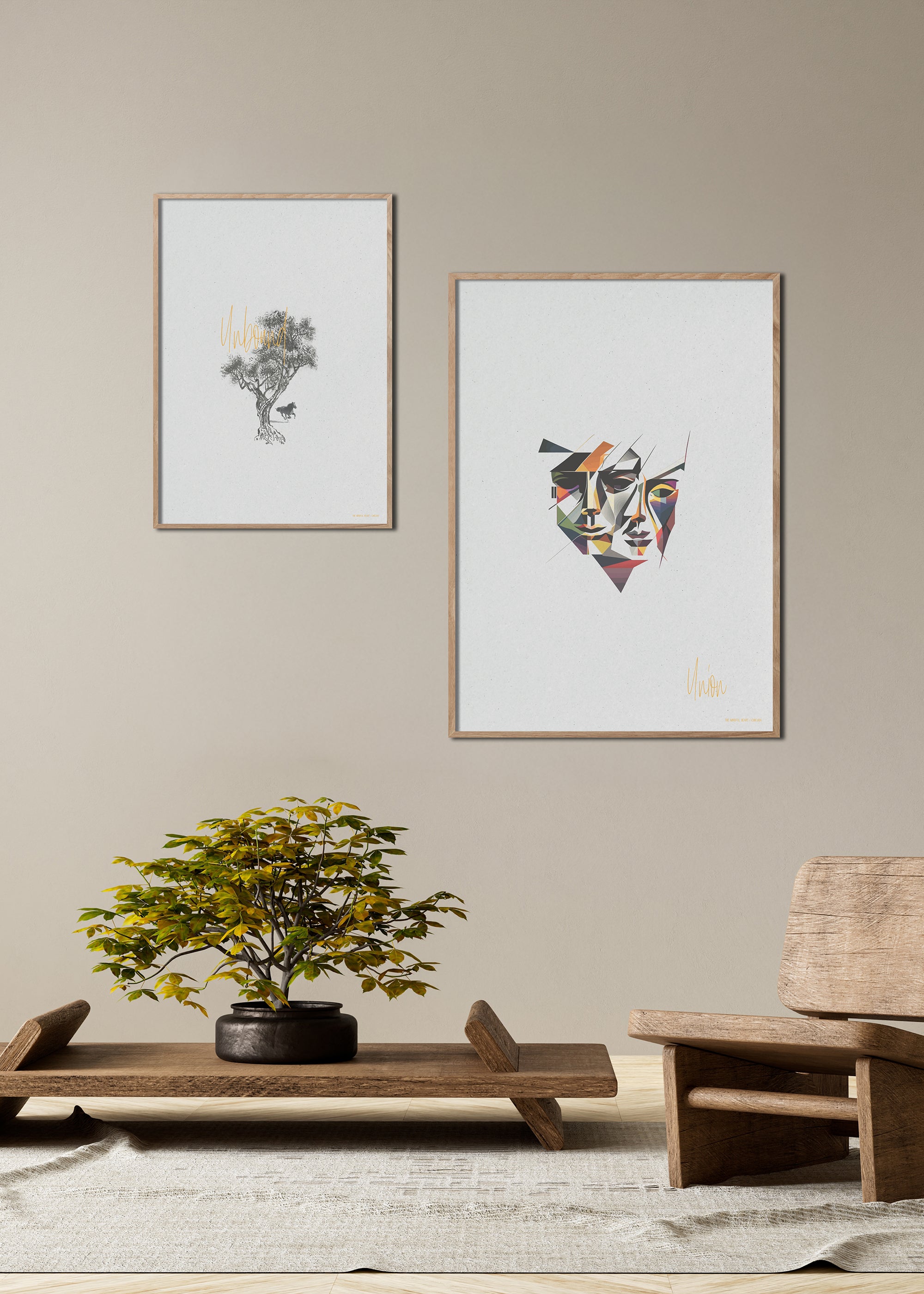 ChiCura Posters Unbound Posters / The Mindful Heart 1. English Poster Quotes