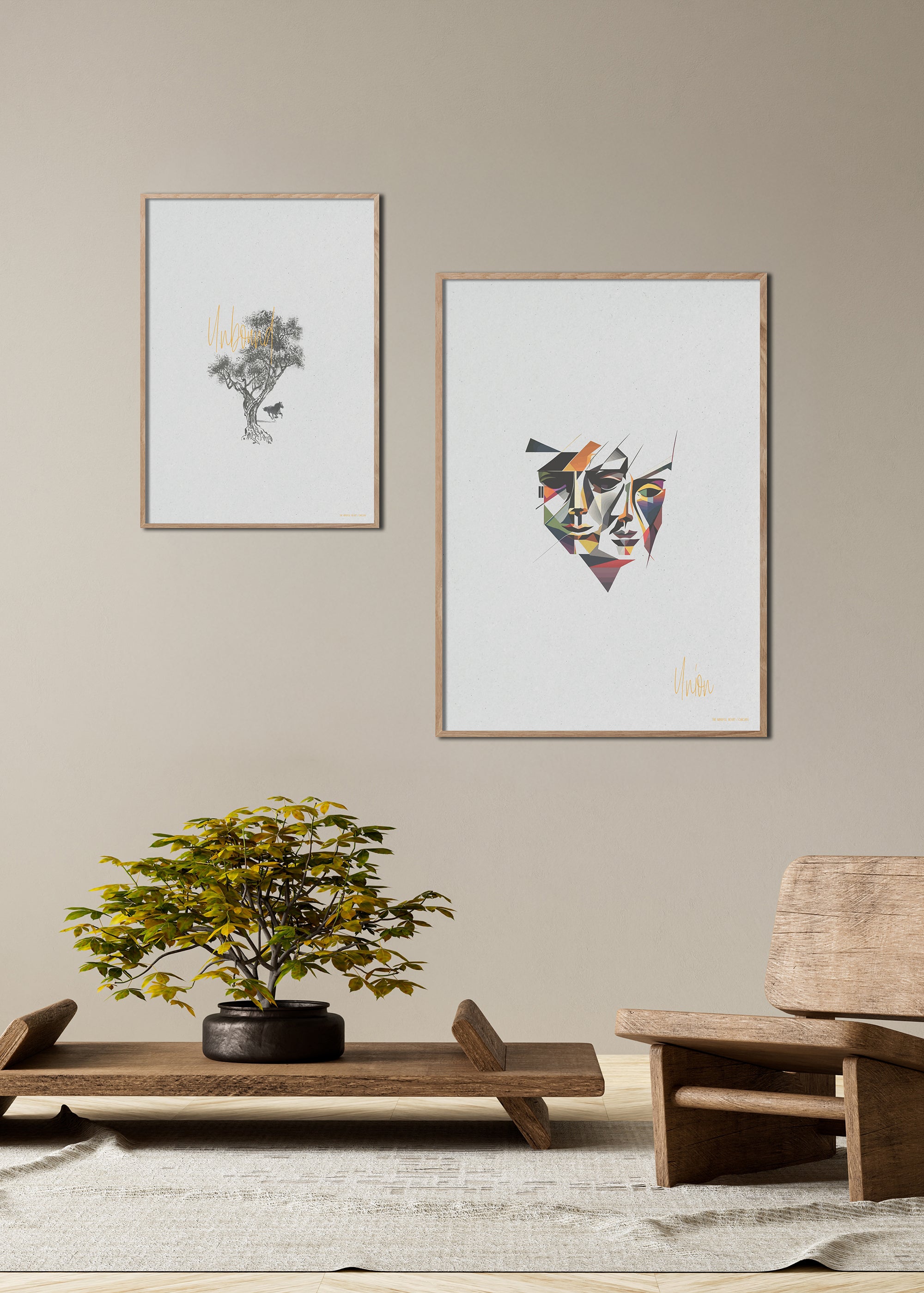 ChiCura Posters Union Posters / The Mindful Heart 1. English Poster Quotes