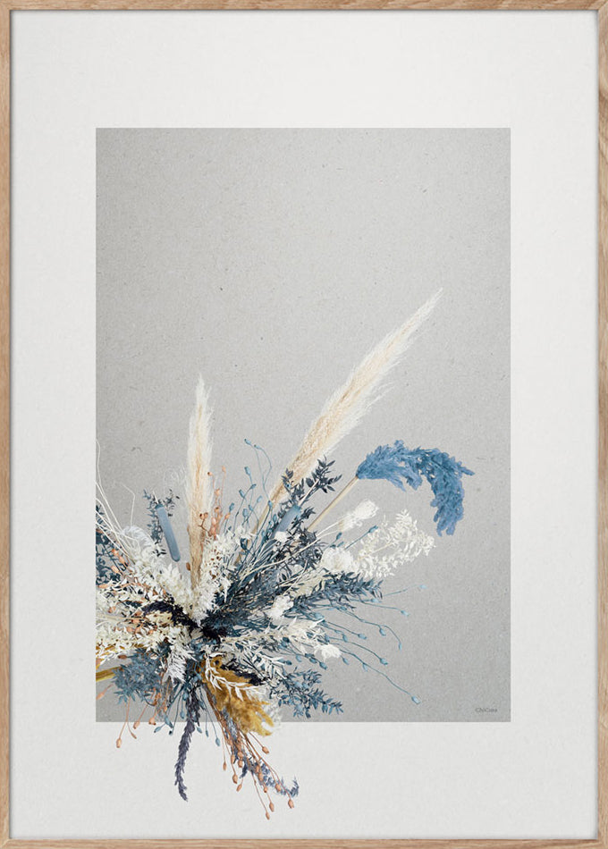 ChiCura Posters Vintage Flower Deco CC2 - 50x70cm Posters / Flowers & Plants Multiple Color