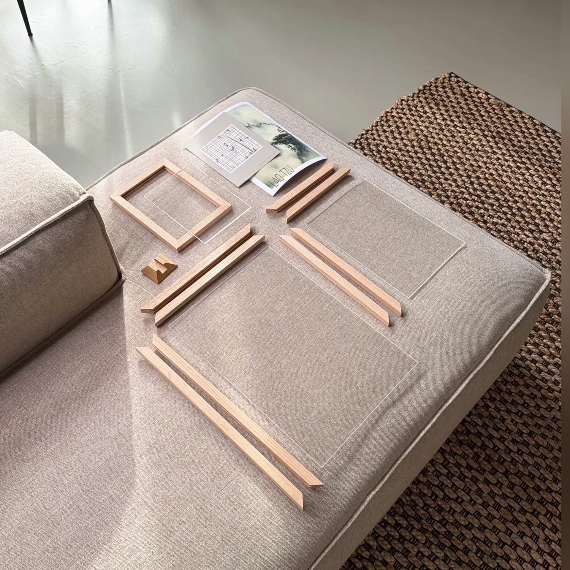 ChiCura Living, Art & Frames Linia Transparent Egetræsramme - 30x40cm Frames / Transparent