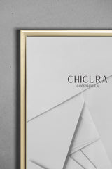 ChiCura Aps Alu Ramme E - 40x50cm - Guld - Glas Frames / Alu Golden