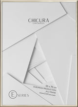 ChiCura Aps Alu Ramme E - 50x70cm - Guld - Glas Frames / Alu Golden