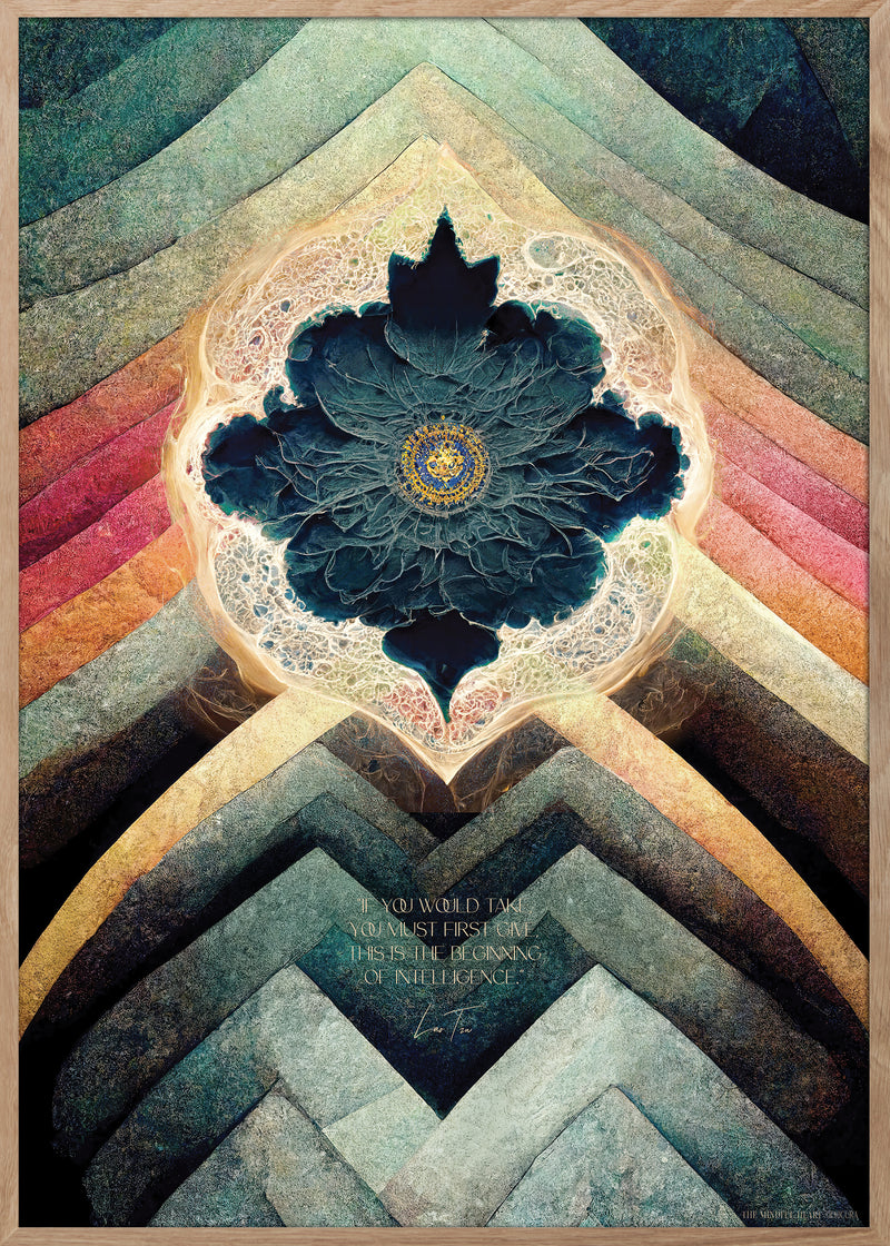 ChiCura Copenhagen Beginning Of Intelligence Posters / The Mindful Heart 1. English Poster Quotes