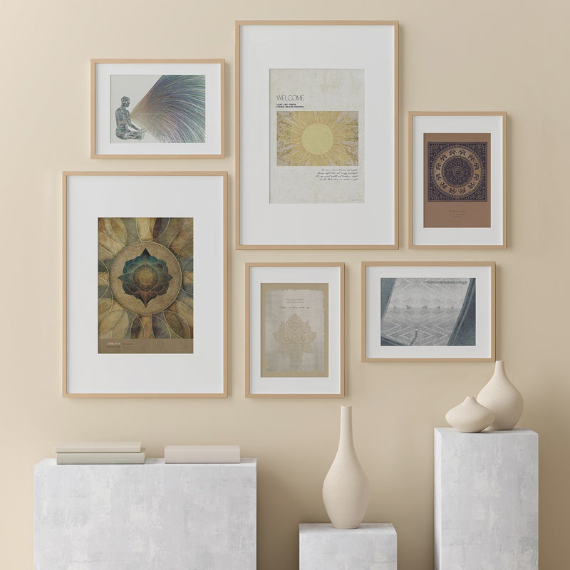 ChiCura Copenhagen Bloom And Thrive Posters / The Mindful Heart 1. English Poster Quotes