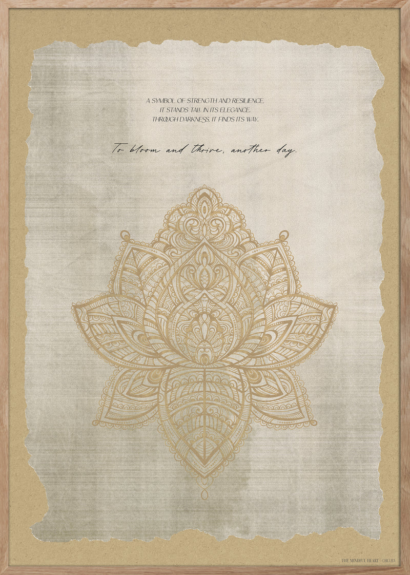 ChiCura Copenhagen Bloom And Thrive Posters / The Mindful Heart 1. English Poster Quotes