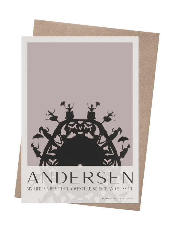 ChiCura Copenhagen H.C. Andersen - Blissful Art Cards 1. English Poster Quotes