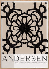 ChiCura Copenhagen H.C. Andersen - Flower Mind Posters / H.C. Andersen 2. Dansk Plakat Citater