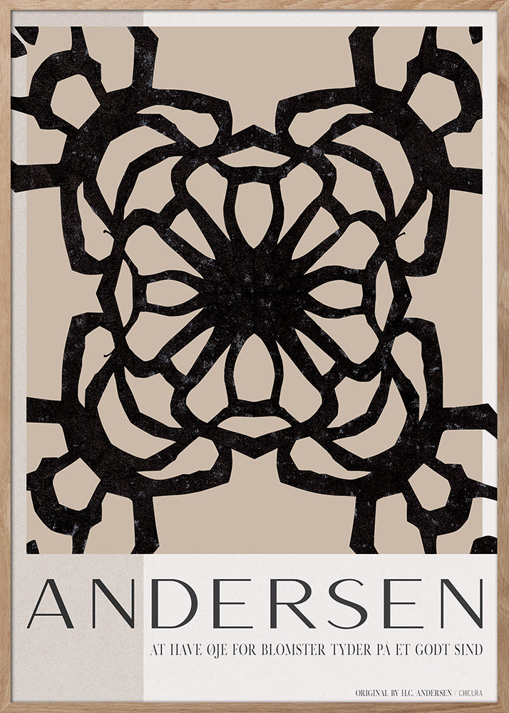 ChiCura CPH H.C. Andersen - Flower Mind Posters / H.C. Andersen 2. Dansk Plakat Citater