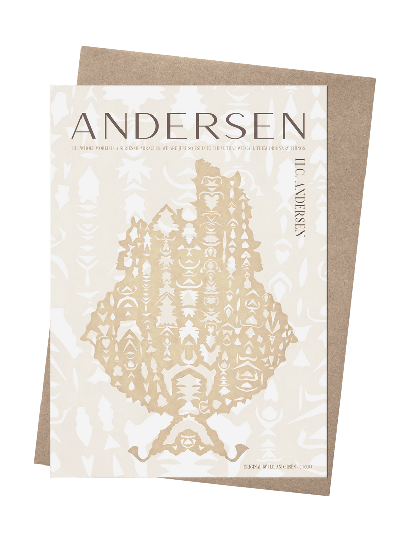 ChiCura Copenhagen H.C. Andersen - Fragment Art Cards 1. English Poster Quotes