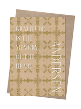 ChiCura Copenhagen H.C. Andersen - Gratitude Art Cards 1. English Poster Quotes