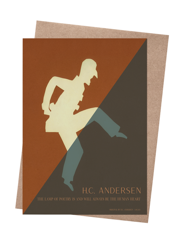 ChiCura Aps H.C. Andersen - In Leaps & Bounds Art Cards 2. Dansk Plakat Citater