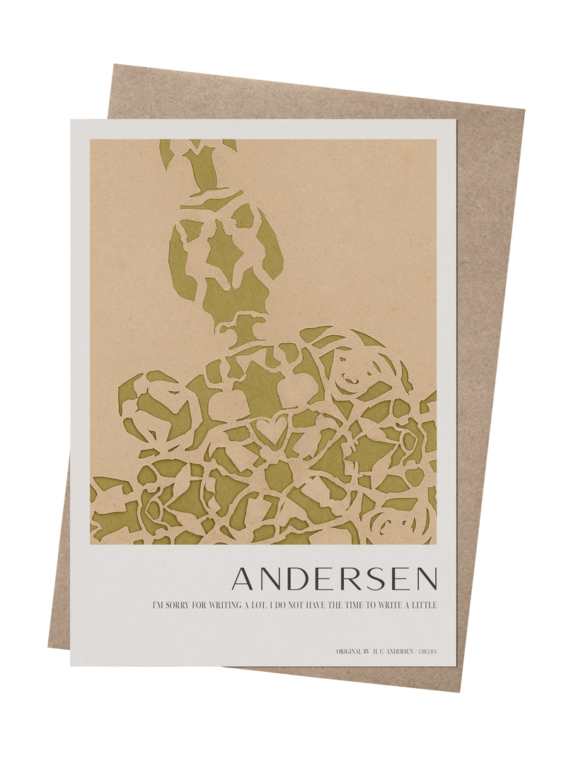 ChiCura Copenhagen H.C. Andersen - In Progress Art Cards 1. English Poster Quotes