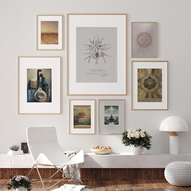 ChiCura Copenhagen Ideal Form Posters / The Mindful Heart 1. English Poster Quotes