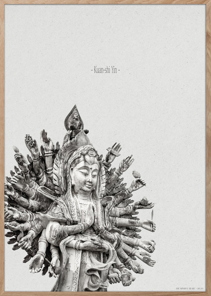 ChiCura Copenhagen Kuan-shi Yin Posters / The Mindful Heart 1. English Poster Quotes
