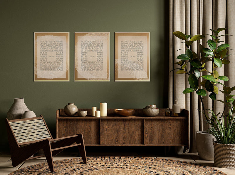 ChiCura CPH Lao Tzu Part 3 Posters / The Mindful Heart 1. English Poster Quotes