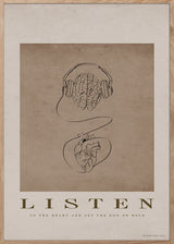 ChiCura CPH Listen Posters / The Mindful Heart 1. English Poster Quotes
