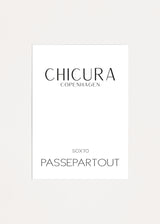 ChiCura Copenhagen Passepartout Off White - 50x70cm (Billede: 40x50cm) Passepartout Off White