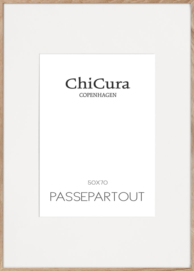 ChiCura Copenhagen Passepartout Off White - A2 (Billede: A3) Passepartout Off White