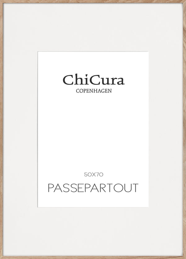 ChiCura Copenhagen Passepartout Off White - A5 (Billede: A6) Passepartout Off White