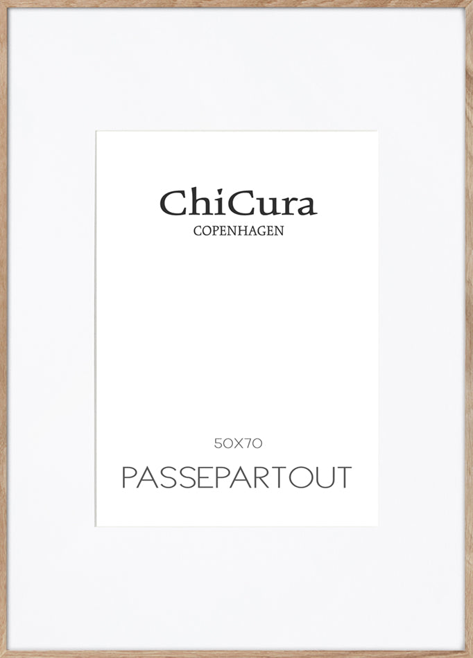 ChiCura Copenhagen Passepartout Snow White - 40x50cm (Billede: 30x40cm) Passepartout Snow White