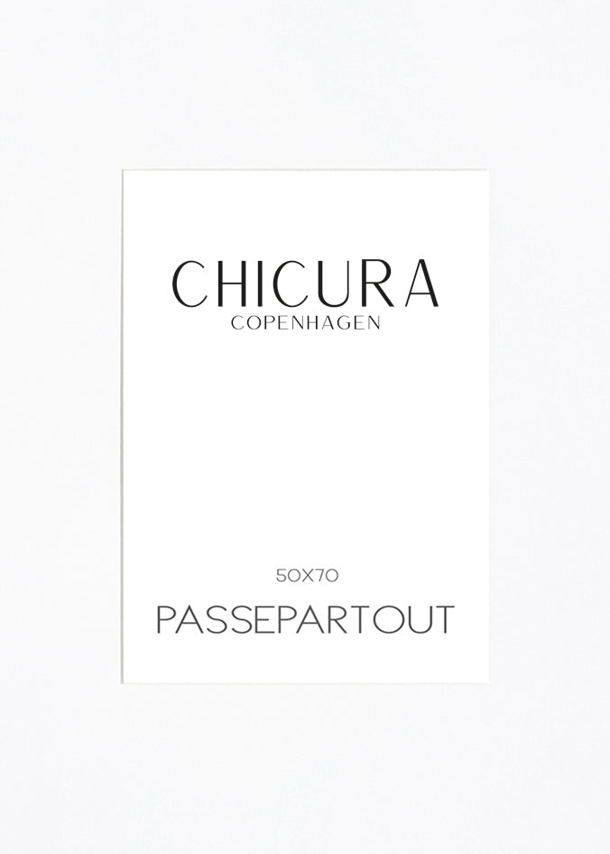 ChiCura Copenhagen Passepartout Snow White - 50x70cm (Billede: A3) Passepartout Snow White