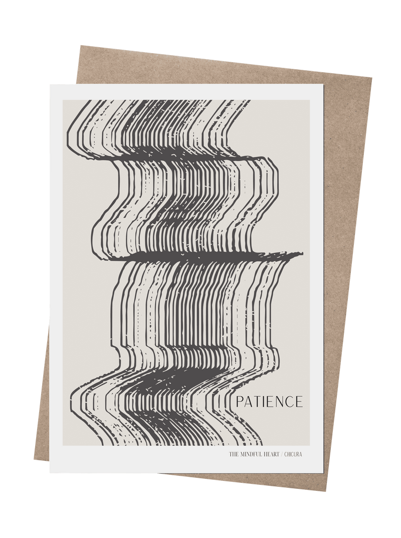 ChiCura Copenhagen Patience Art Cards 1. English Poster Quotes