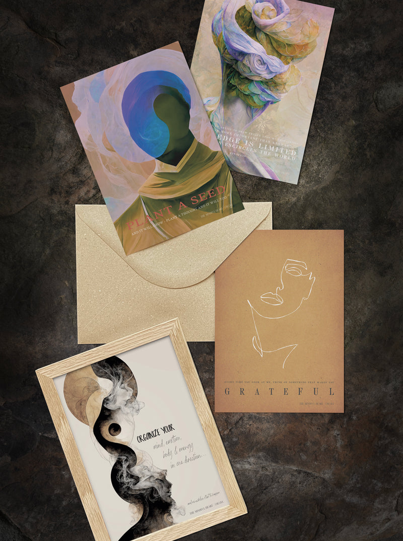 ChiCura Copenhagen Simplicity Art Cards 1. English Poster Quotes