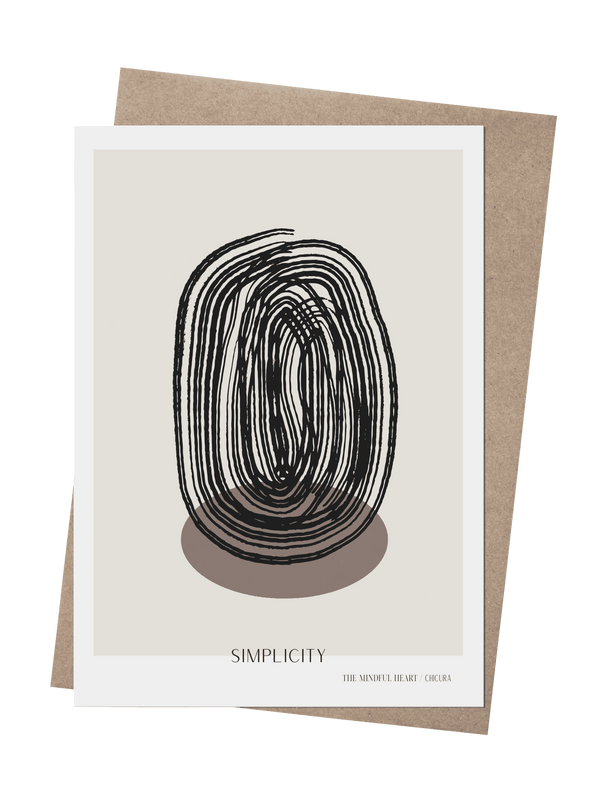 ChiCura Copenhagen Simplicity Art Cards 1. English Poster Quotes