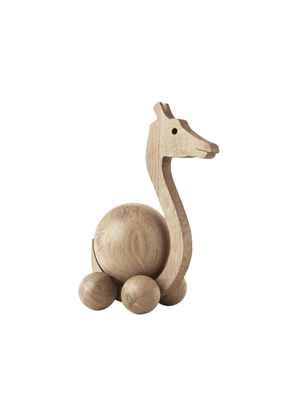 ChiCura Aps Spinning Giraffe - Small Living / Wooden Figures Oak
